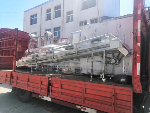 濟南盛潤機械 食品包裝機械排隊發貨，彰顯公司實力與市場認可